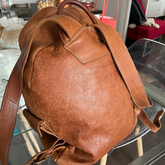 Roots backpack 100% leather - Picture 4 of 11